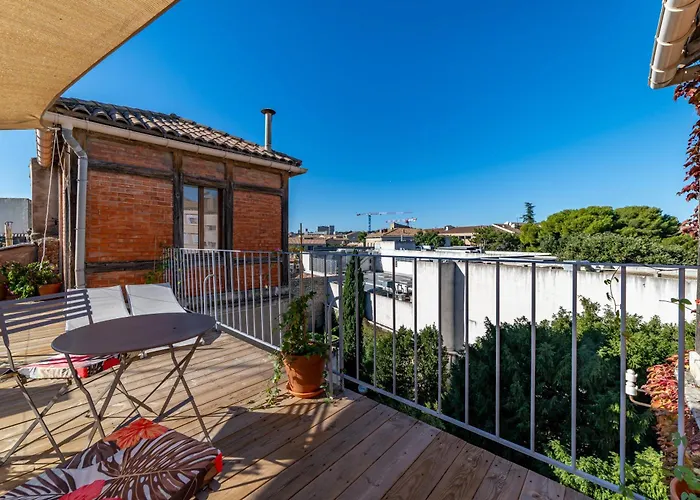La Terrasse Suspendue Des Arenes - Nuit A Apartamento Nimes